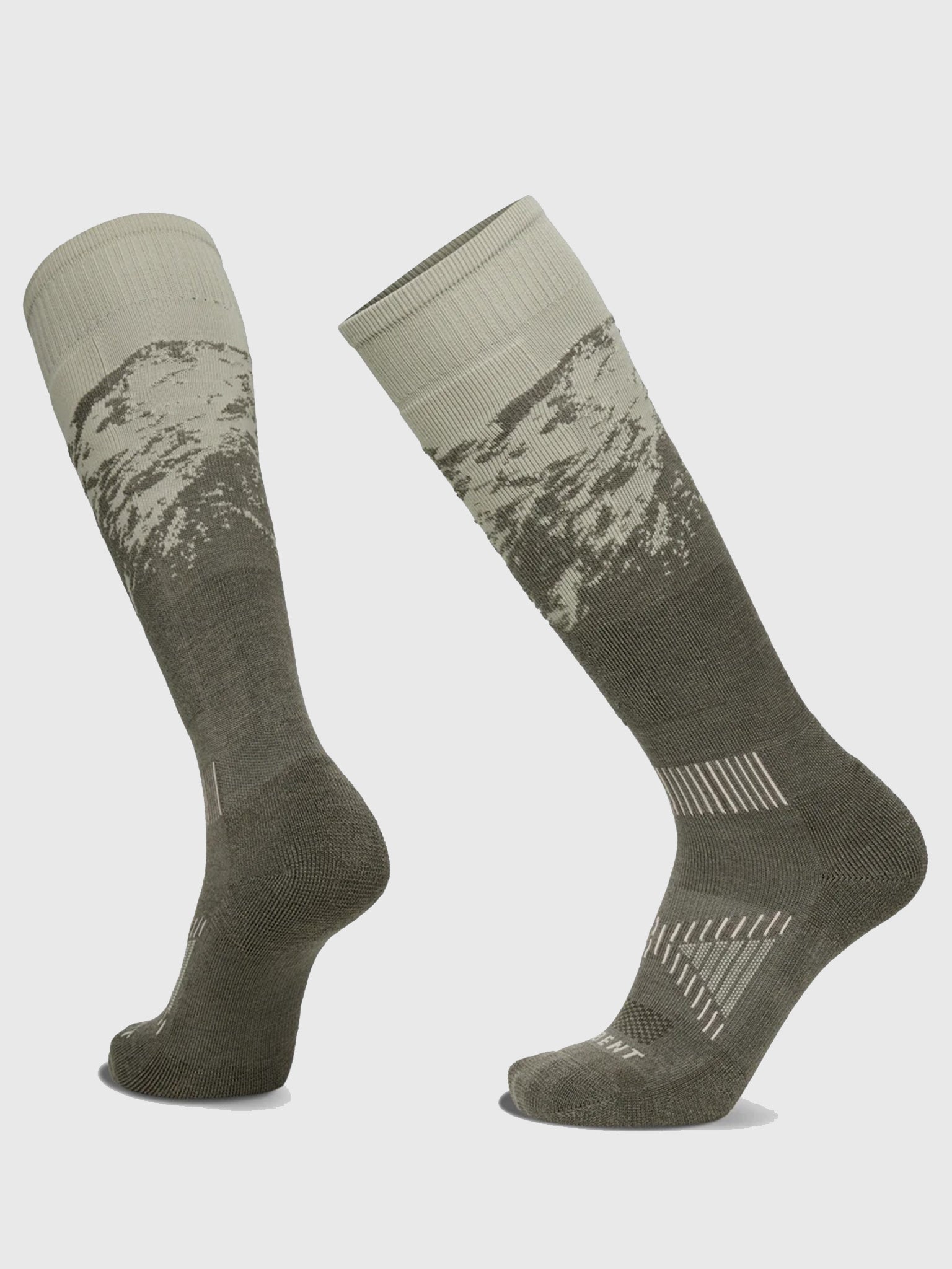 Le Bent Sammy Carlson Pro Series Light Cushion Snow Socks - Saint Bernard