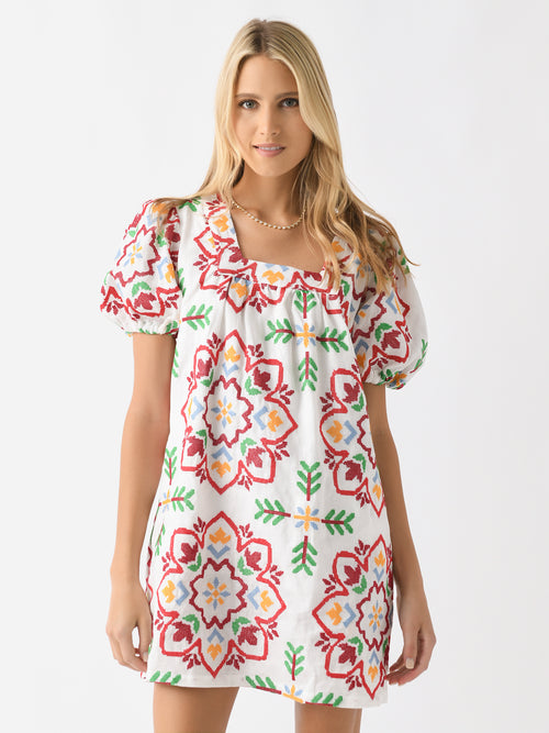 Never A Wallflower Women's Square Neck Short Dress