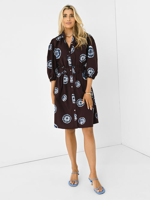 Never A Wallflower Women's Elastic Collar Dress