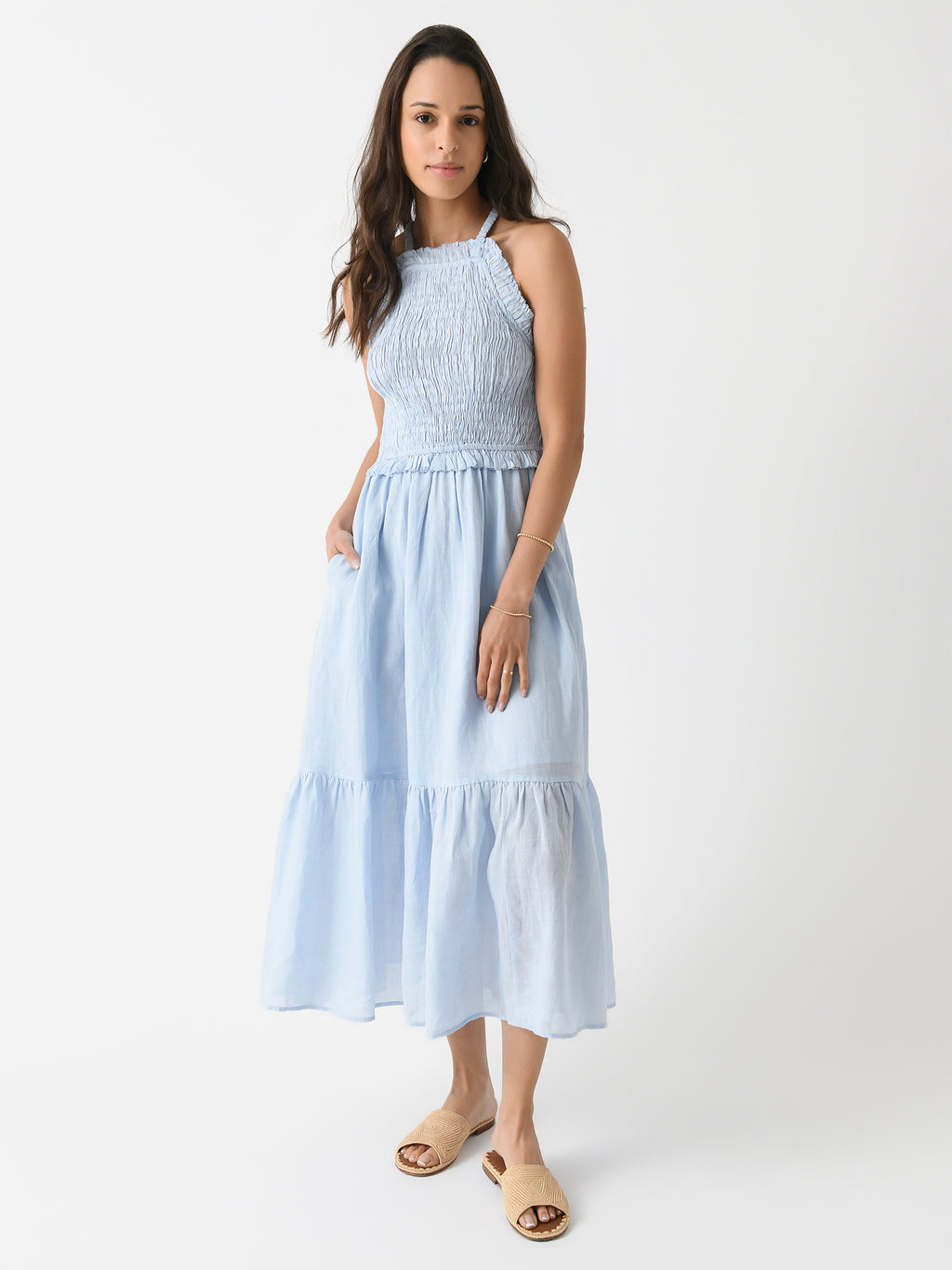 SEA Women's Cole Smocked Dress - Saint Bernard