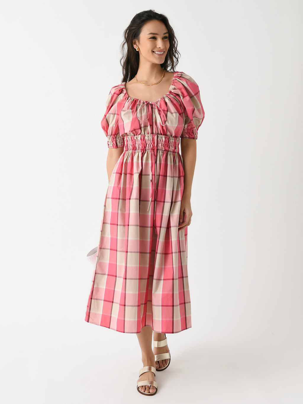 Never A Wallflower Women's Scoop Neck Lisa Dress - Saint Bernard
