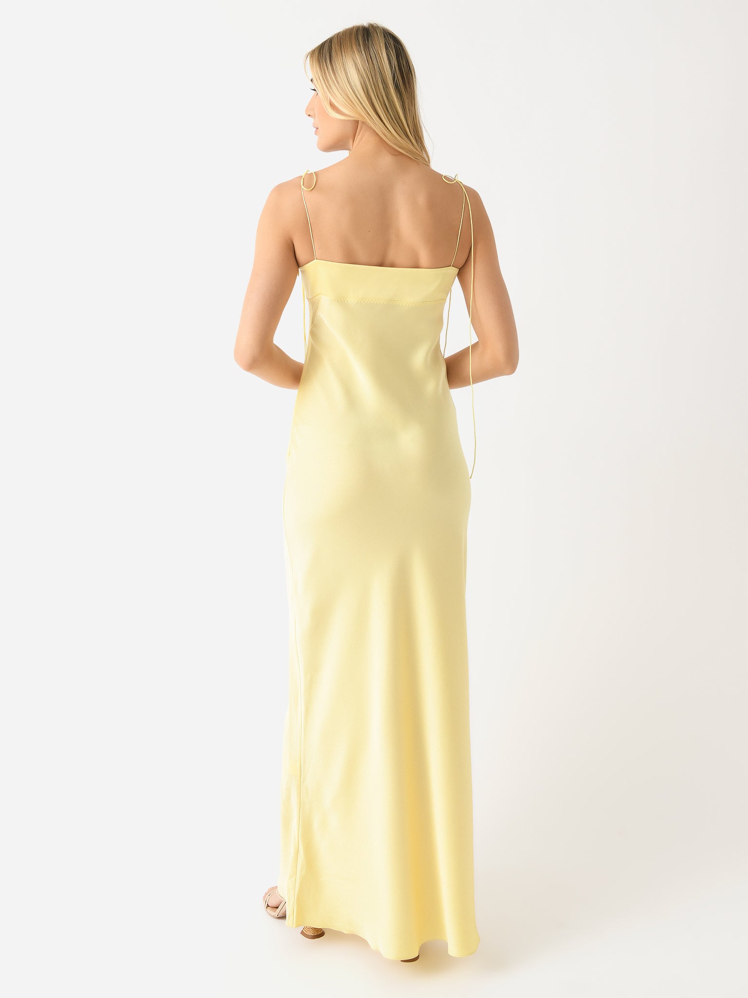 moda operandi tulip satin maxi dress Anna October - - Tulip Satin Maxi Dress - Pink - M