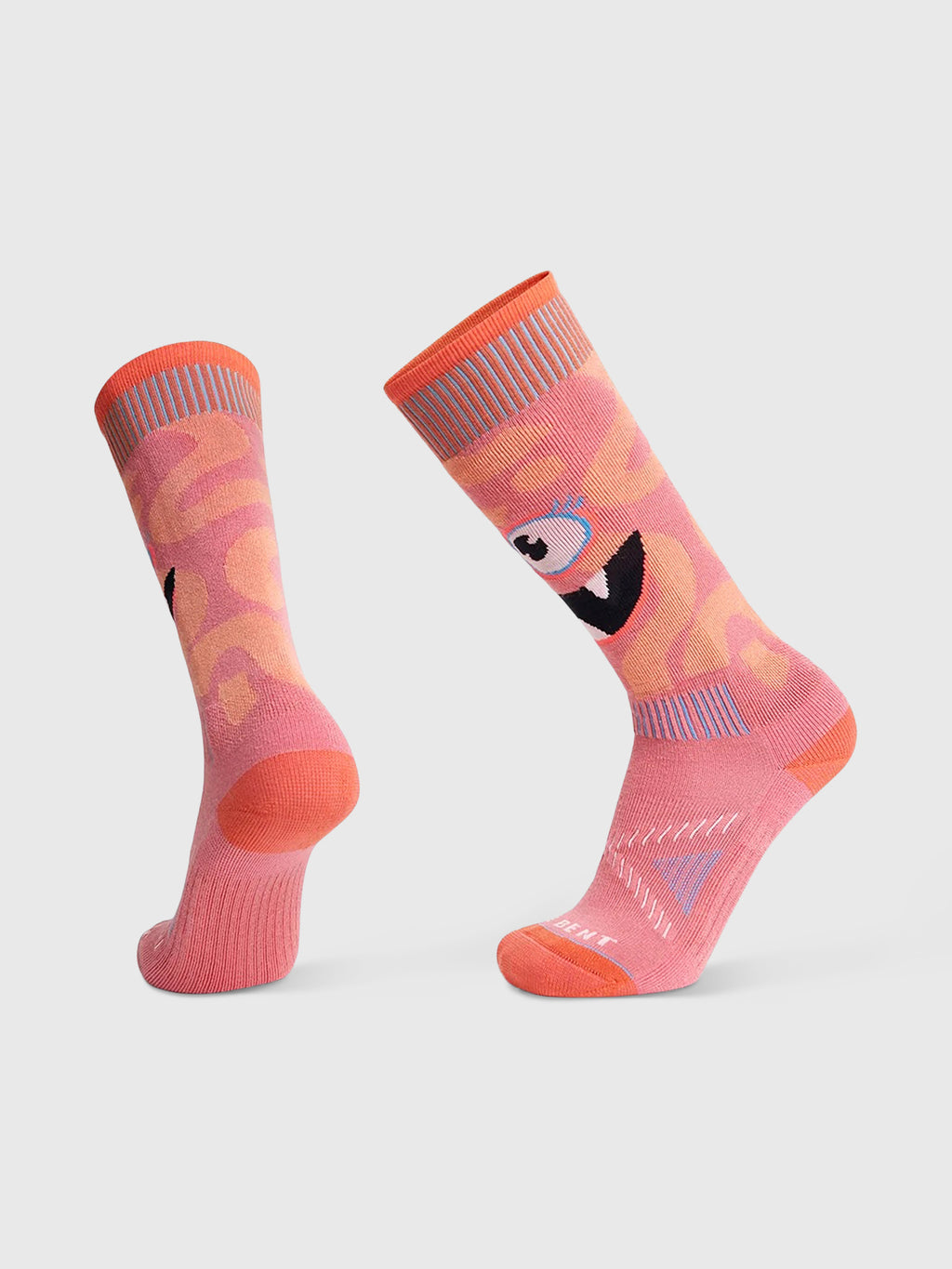 Le Bent Kids' Light Cushion Monster Party Snow Socks - Saint Bernard