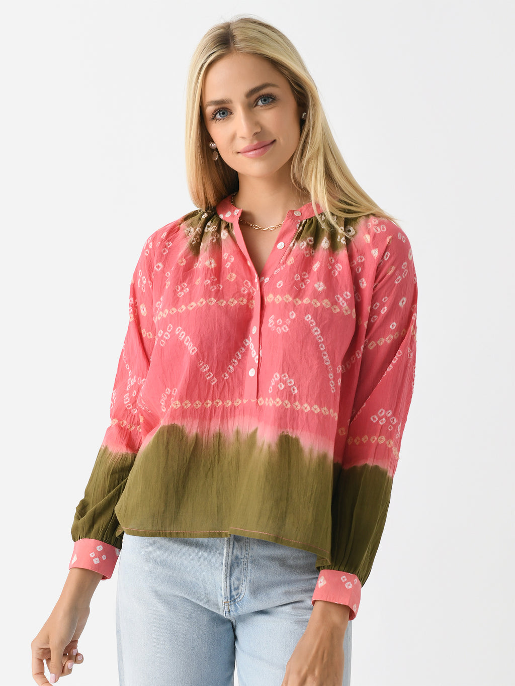 V De Vinster Women's Bandani Blouse - Saint Bernard