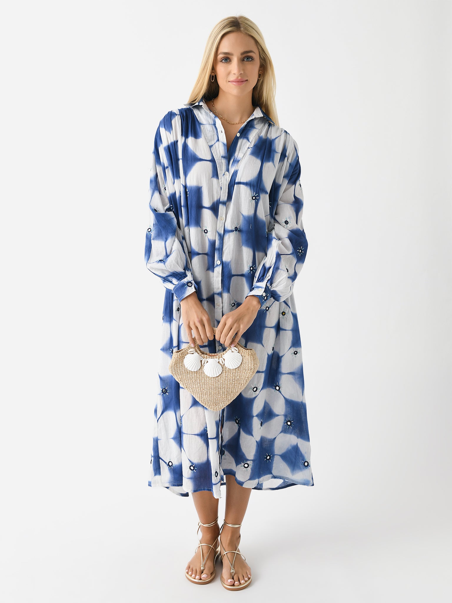 V De Vinster Women's Cramp Dye Dress - Saint Bernard