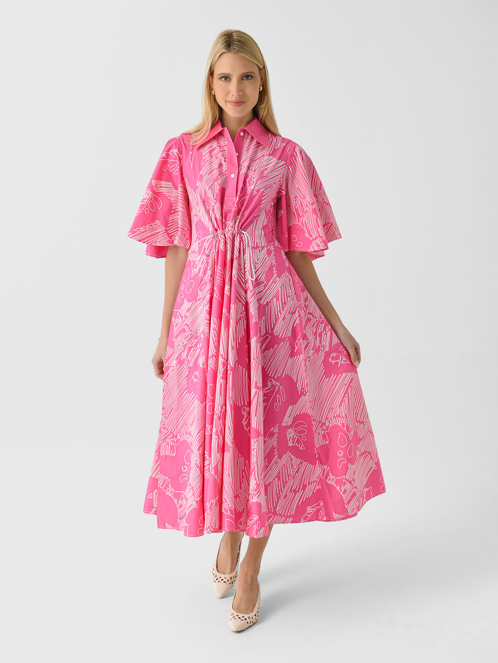 Lovebirds Women's Drawstring Dress - Saint Bernard
