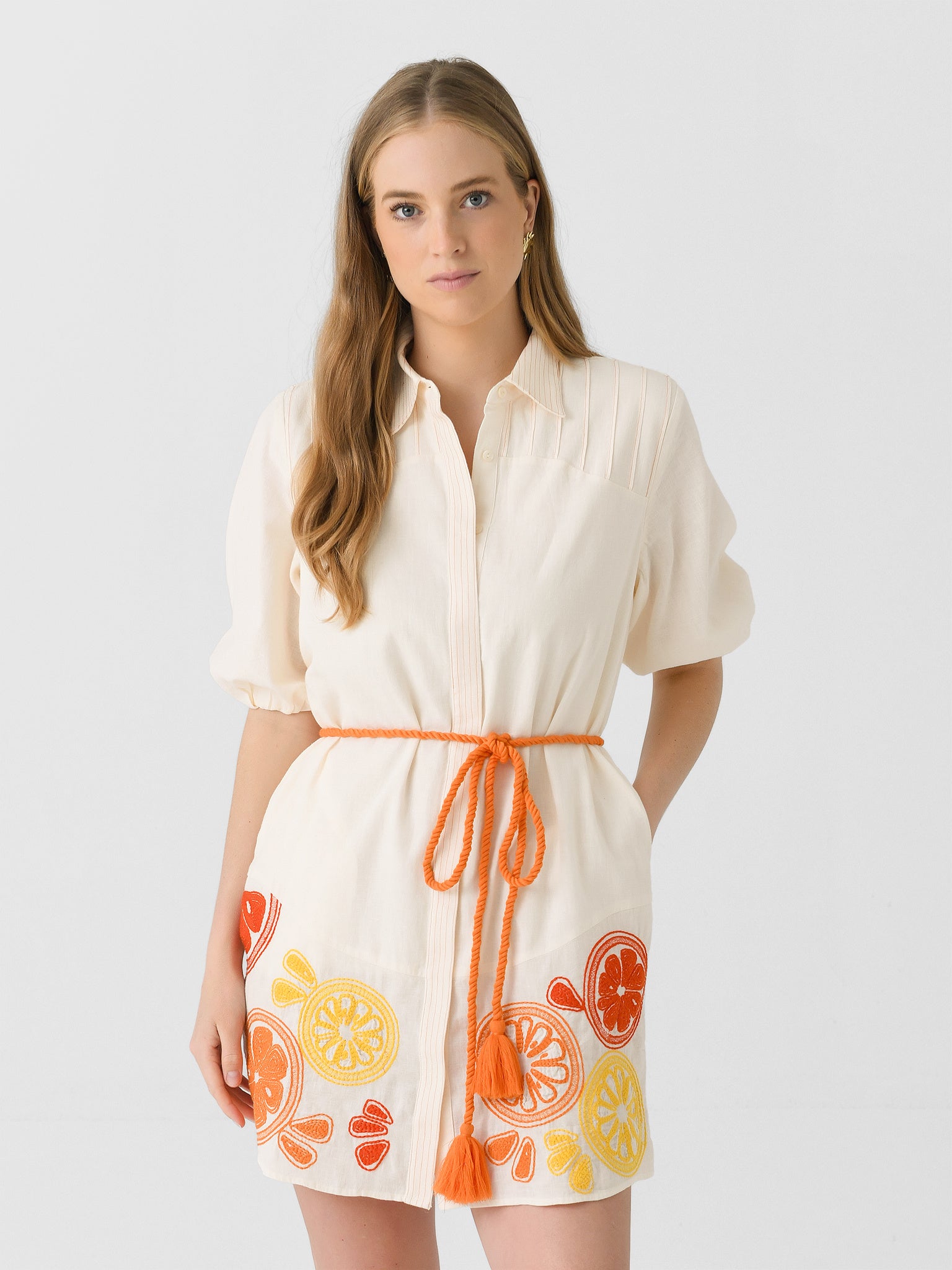 Never A Wallflower Women's Oranges Short Dress - Saint Bernard