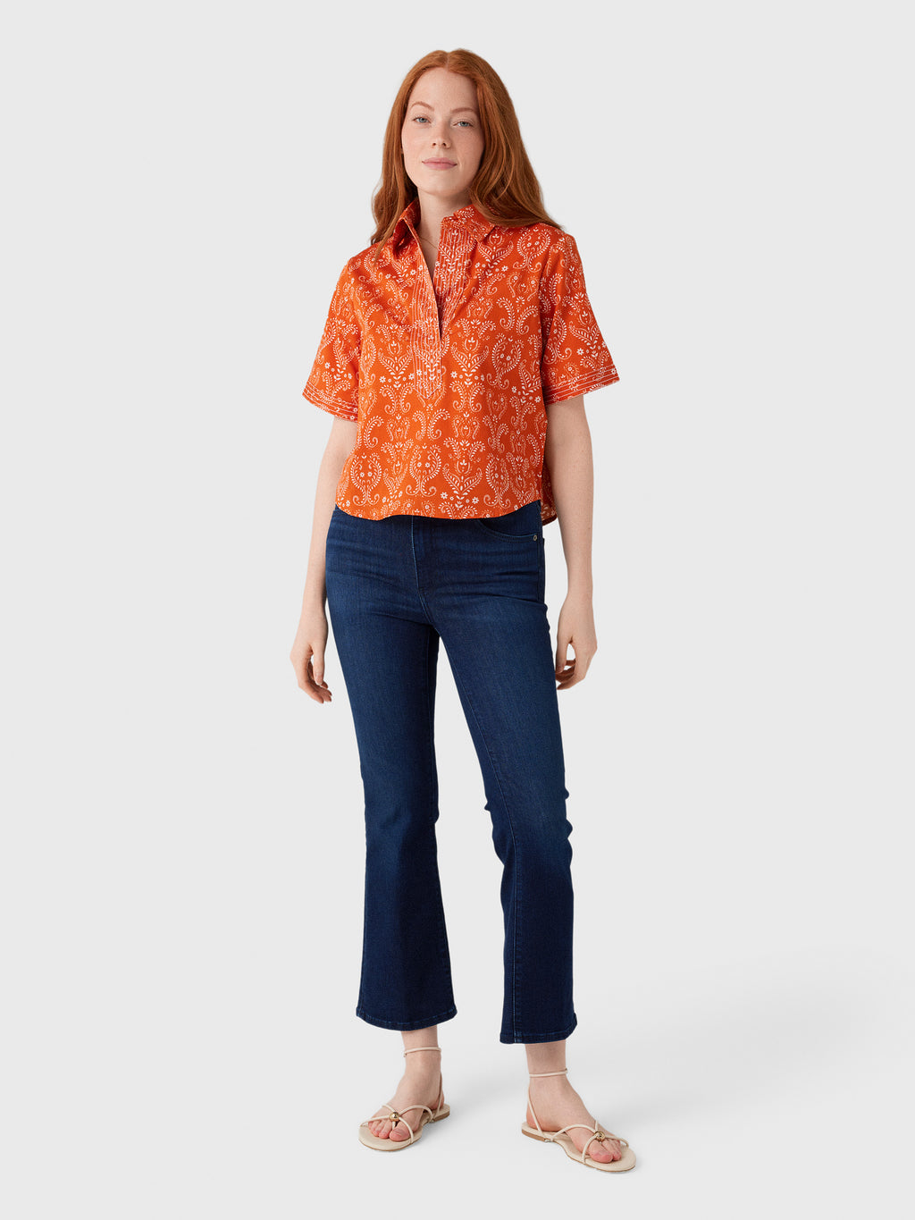 Never A Wallflower Women's Split Neck Top - Saint Bernard