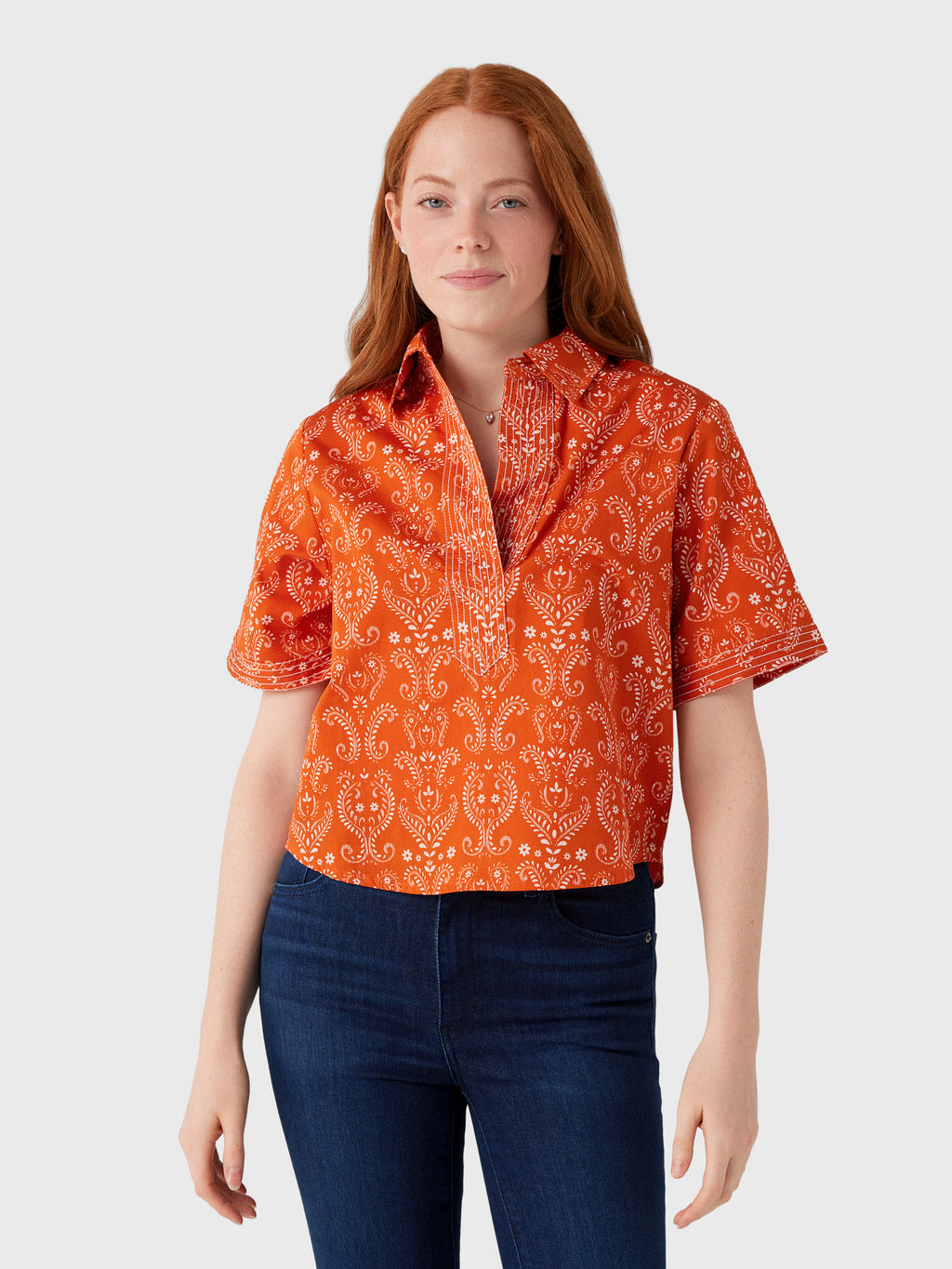 Never A Wallflower Women's Split Neck Top - Saint Bernard