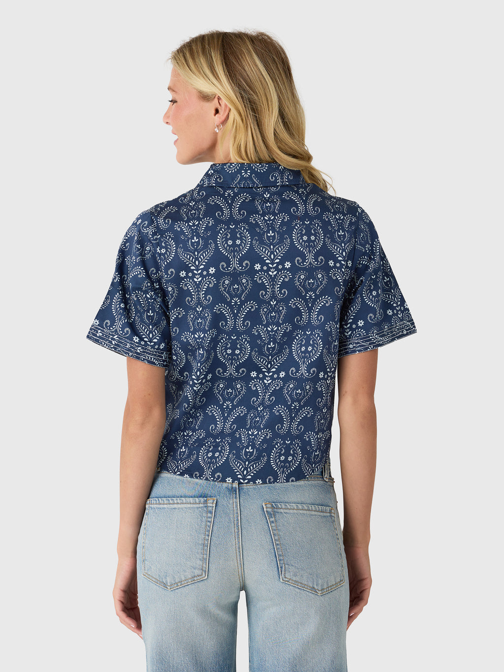 Never A Wallflower Women's Split Neck Top - Saint Bernard