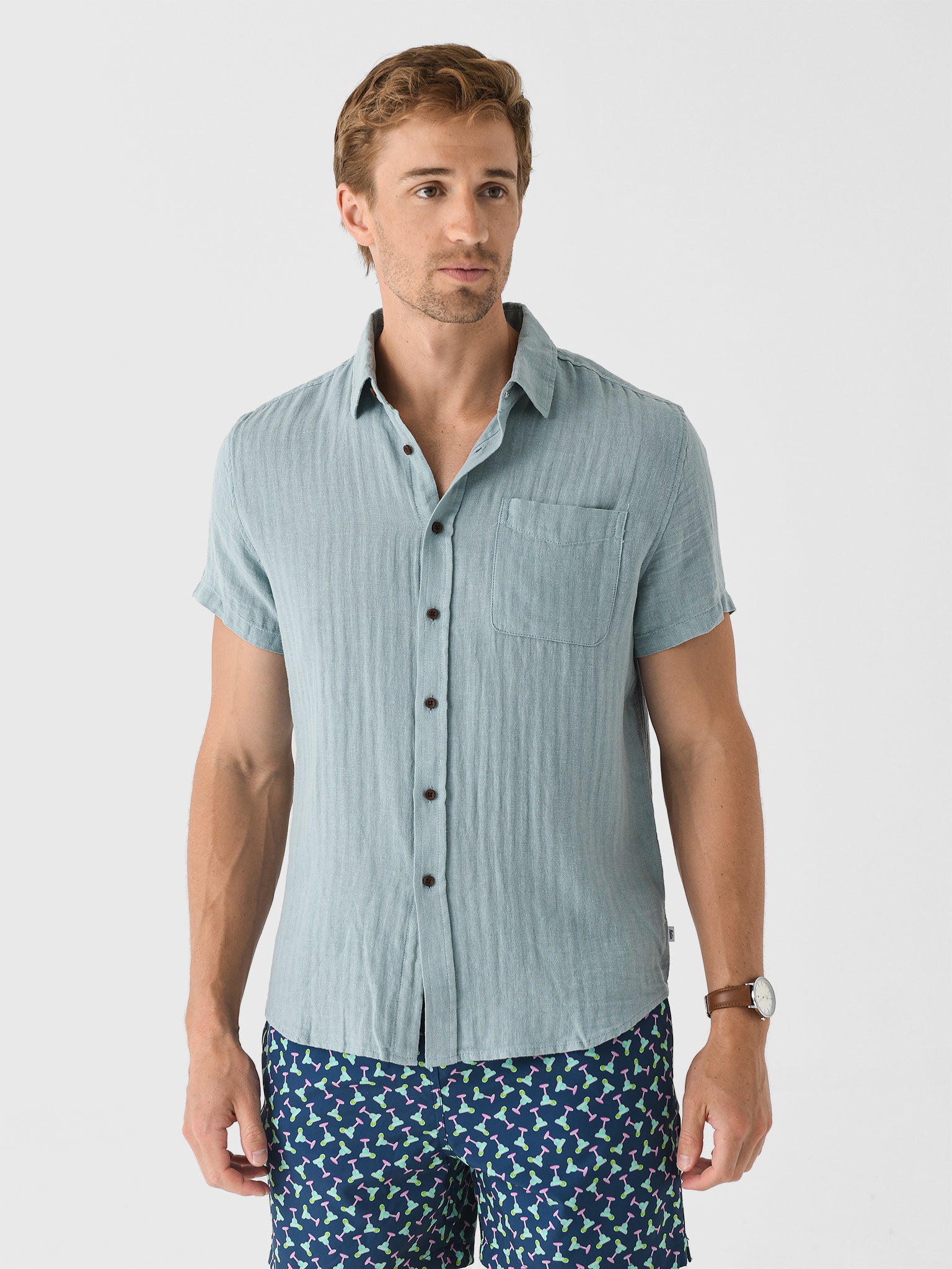 Katin Men's Alan Solid Shirt - Saint Bernard