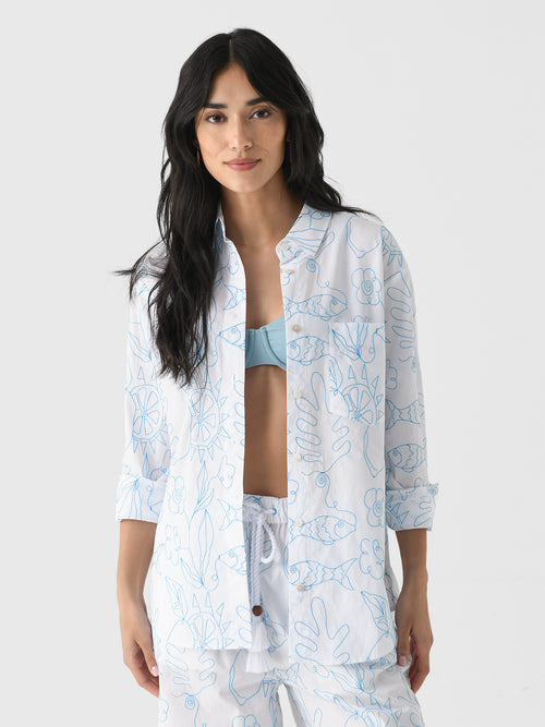 Lingua Franca Women's Petra Button-Down Shirt