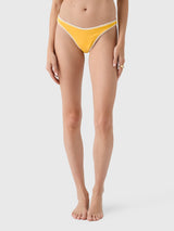 Leslie Amon Women's Lemon Slice Bikini Bottom - Saint Bernard