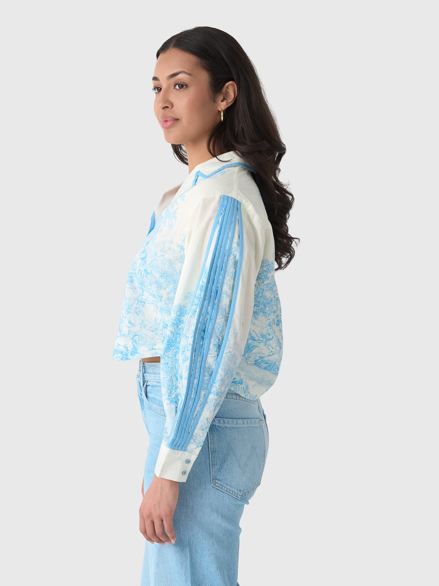 Never A Wallflower Women's Grasse Piped Shirt - Saint Bernard