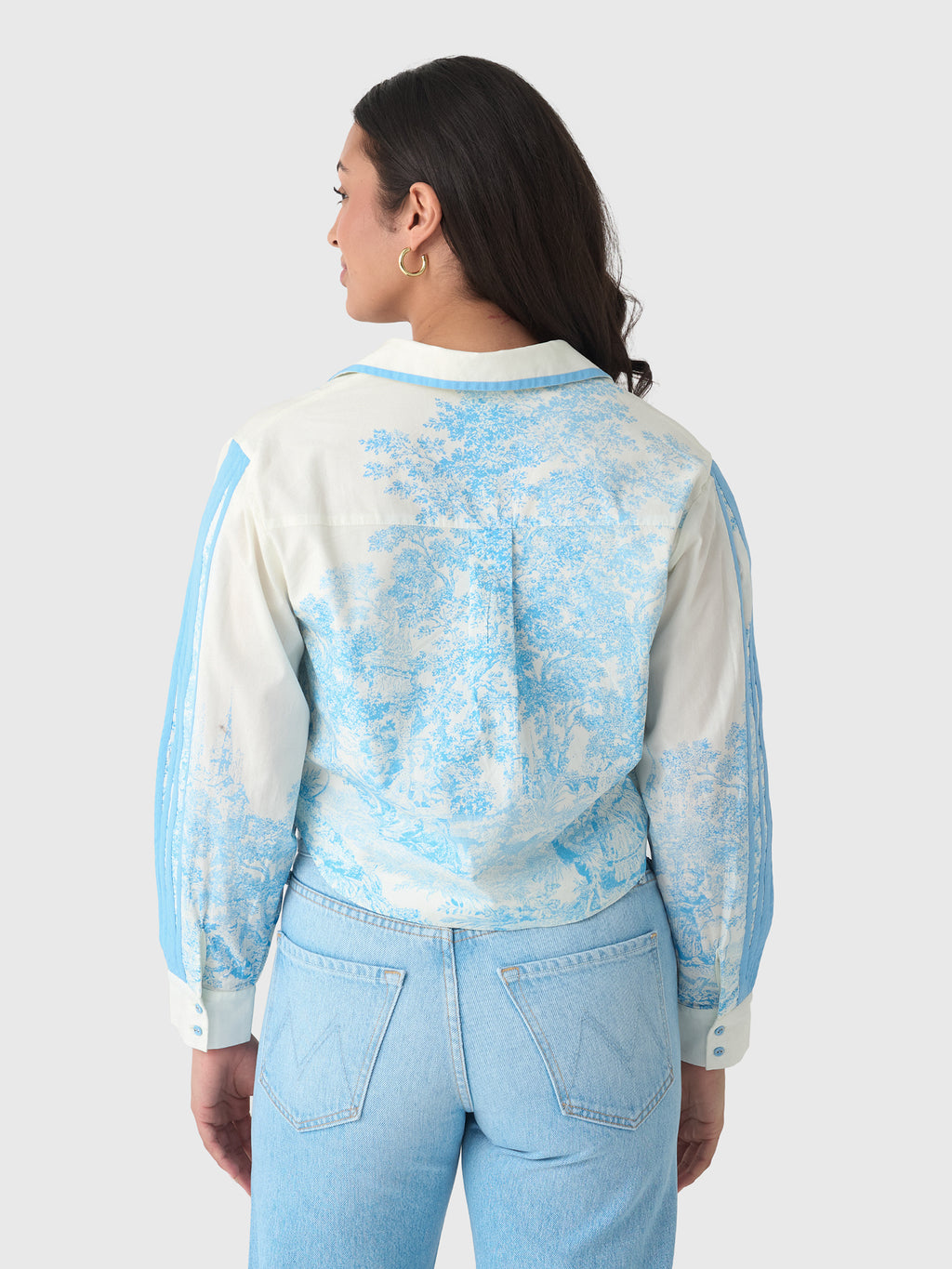 Never A Wallflower Women's Grasse Piped Shirt - Saint Bernard