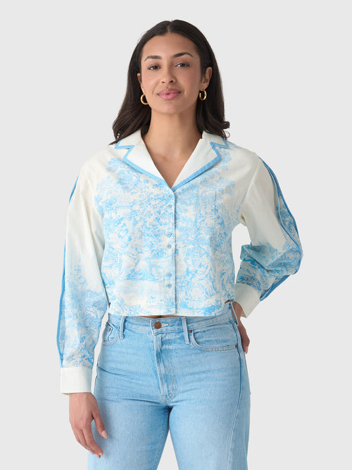 Never A Wallflower Women's Grasse Piped Shirt