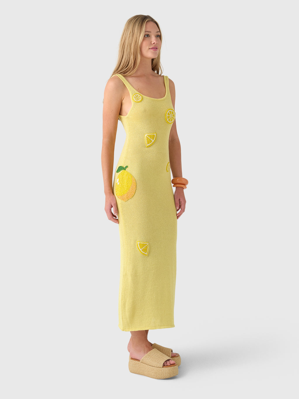Leslie Amon Women's Citron Tank Knit Dress - Saint Bernard