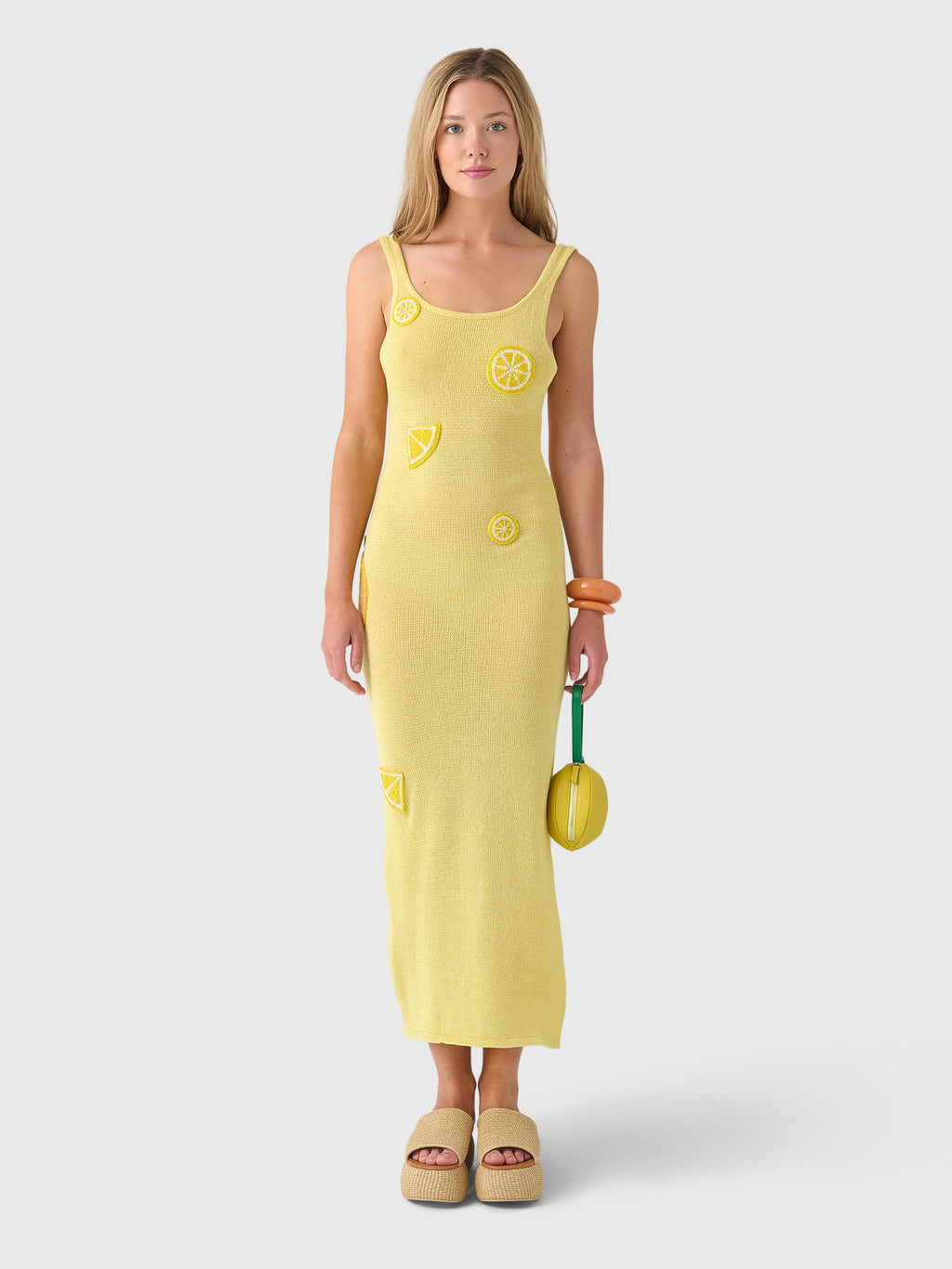 Leslie Amon Women's Citron Tank Knit Dress - Saint Bernard