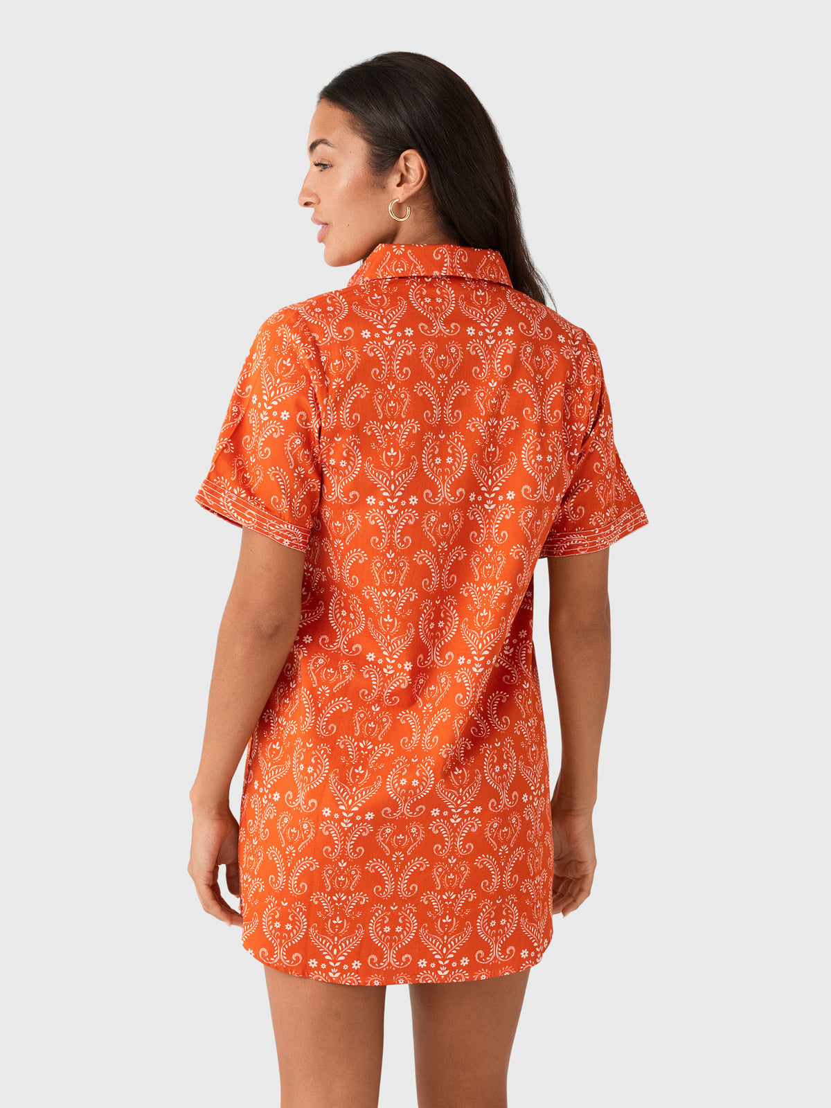 Never A Wallflower Women's Split Neck Dress - Saint Bernard
