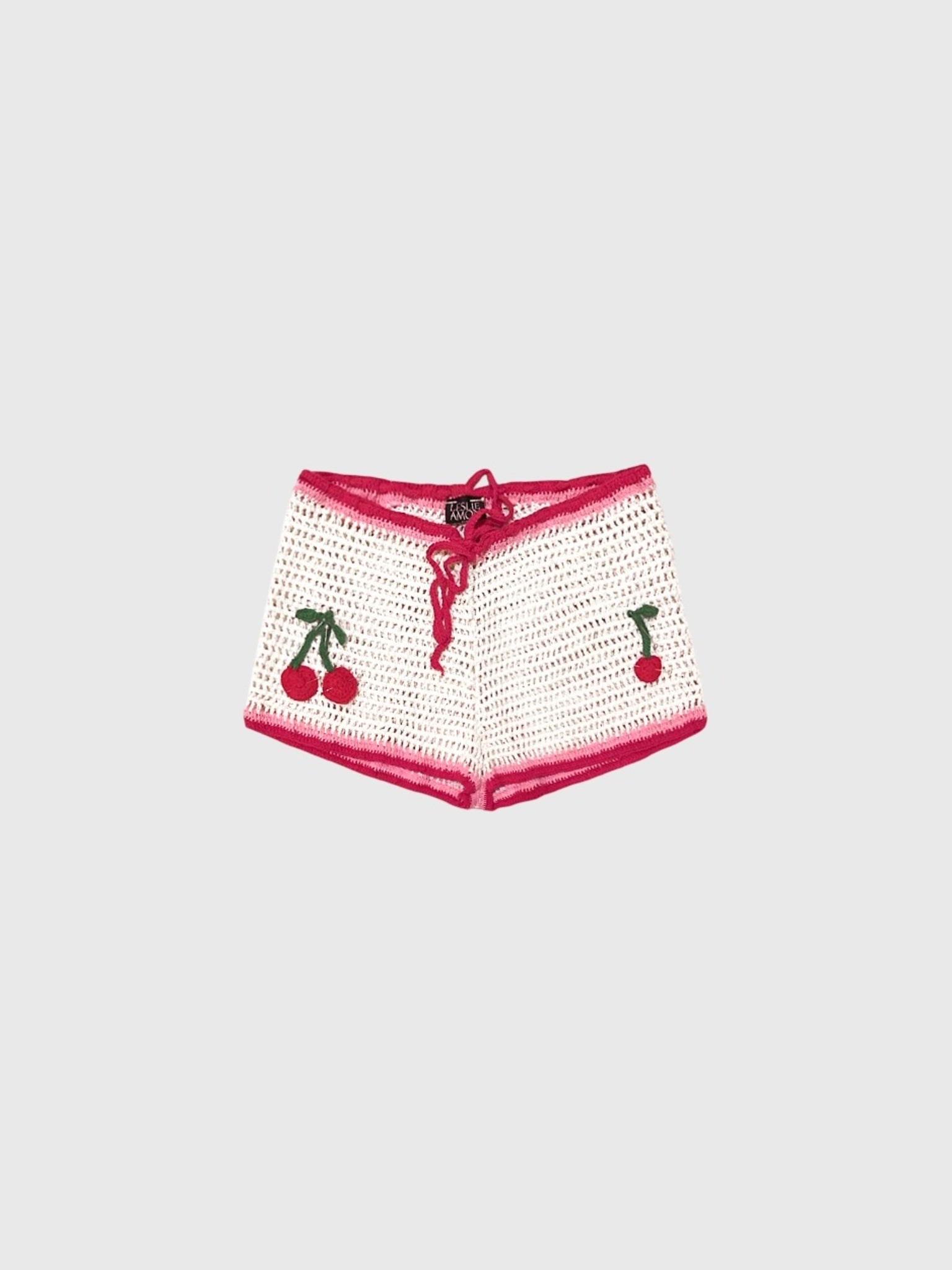 Leslie Amon Women's Ruby Crochet Short - Saint Bernard