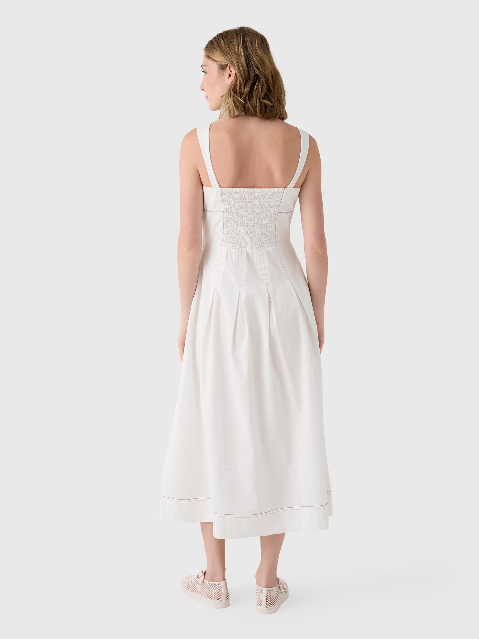 Never A Wallflower Women's Sweetheart Midi Dress - Saint Bernard