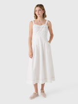 Never A Wallflower Women's Sweetheart Midi Dress - Saint Bernard