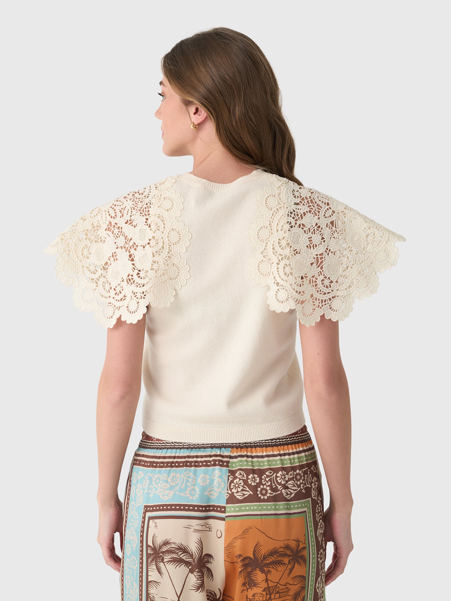 SEA Women's Sofia Combo Sweater - Saint Bernard