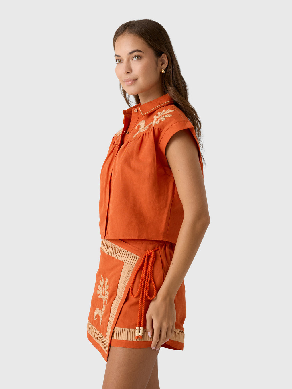 Never A Wallflower Women's Tansy Top - Saint Bernard