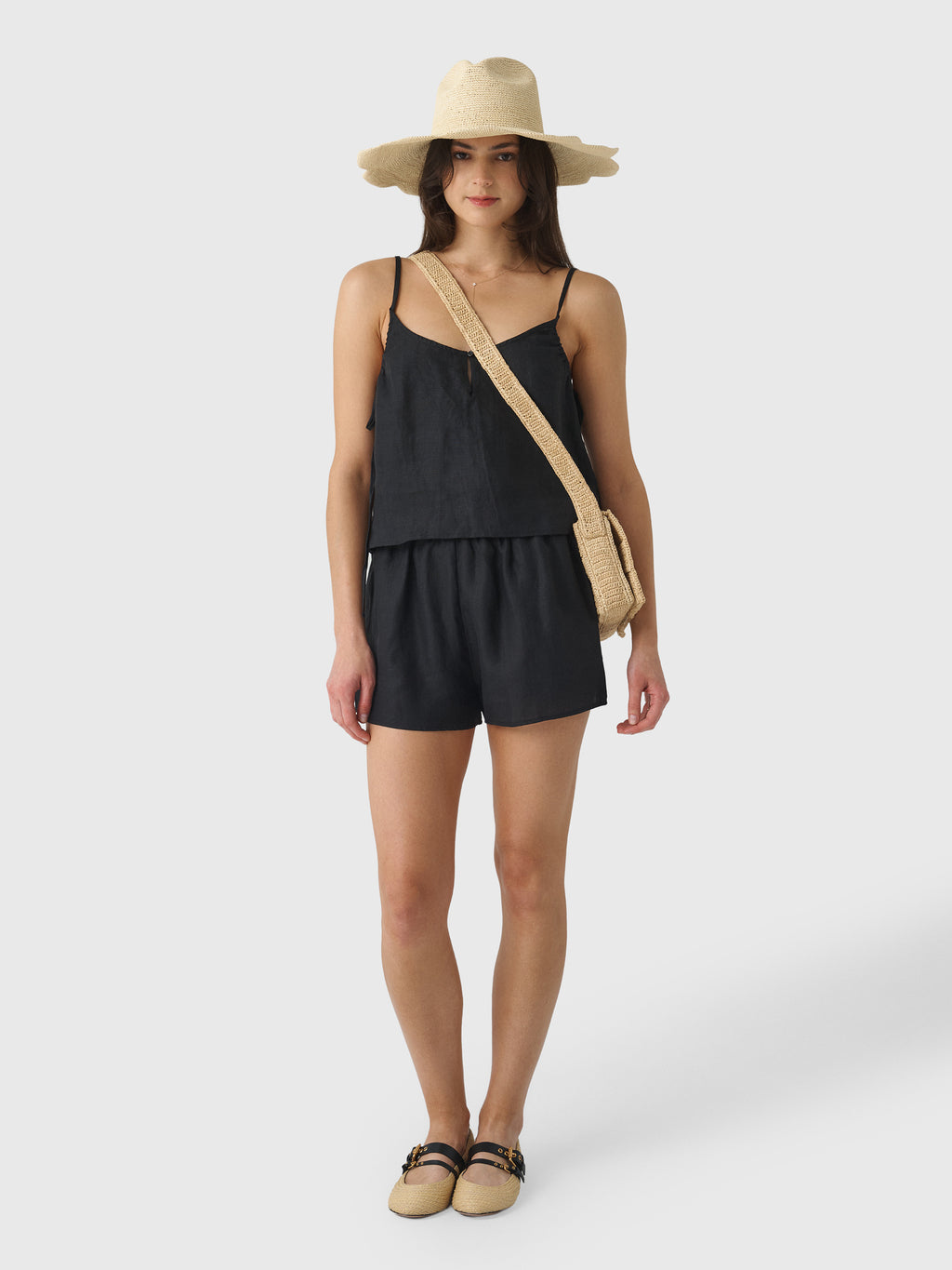 Deiji Studios Women's V-Neck Cami Set - Saint Bernard