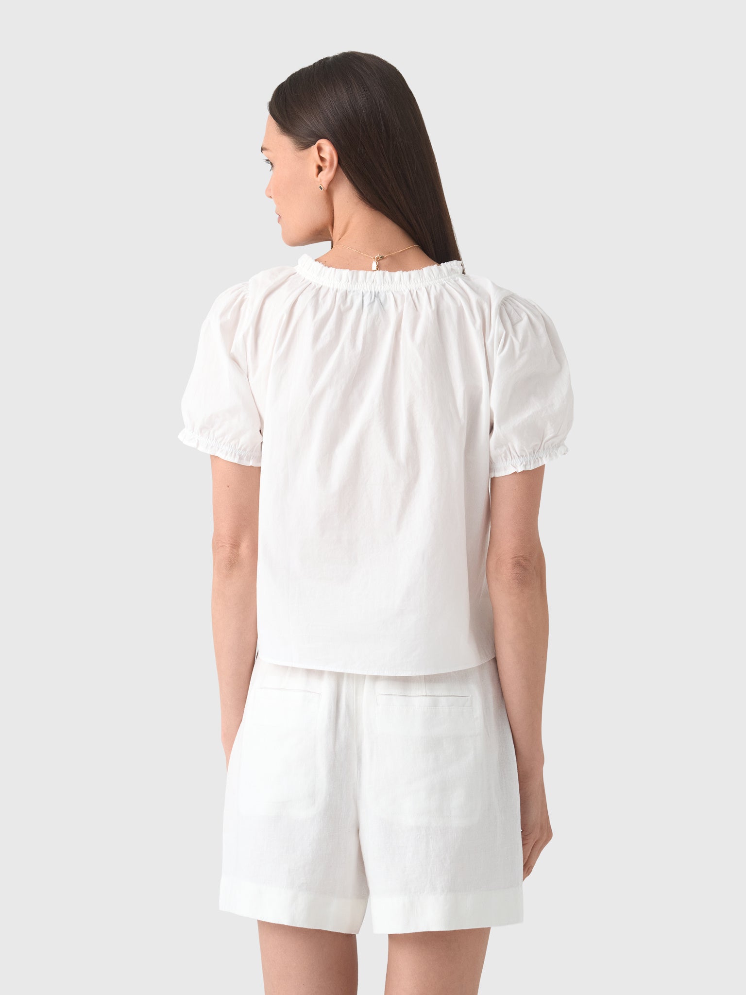 Deiji Studios Women's Cross Frill Top – Saint Bernard