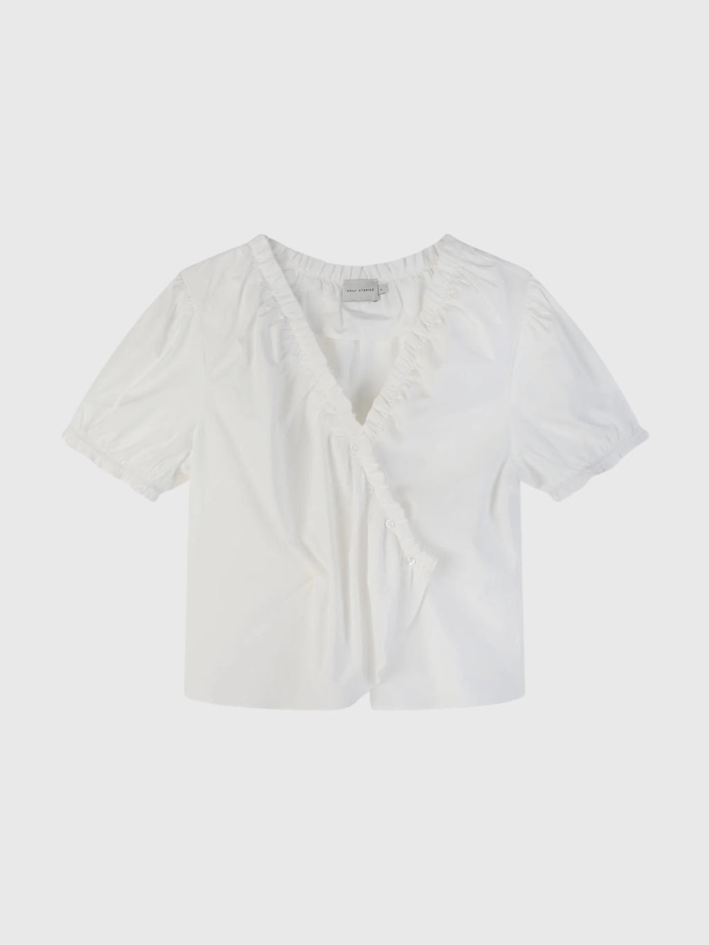 Deiji Studios Women's Cross Frill Top - Saint Bernard