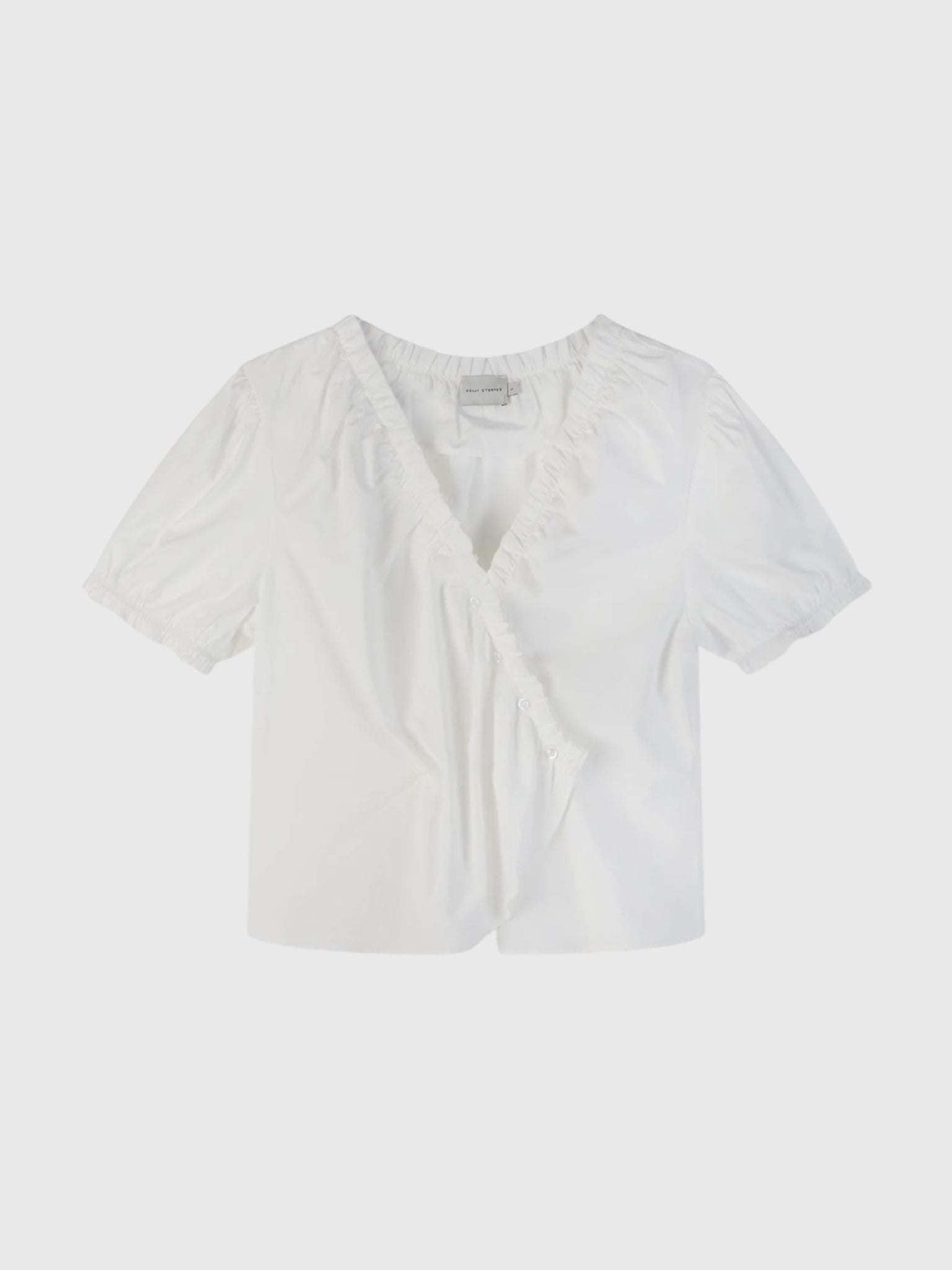 Deiji Studios Women's Cross Frill Top - Saint Bernard