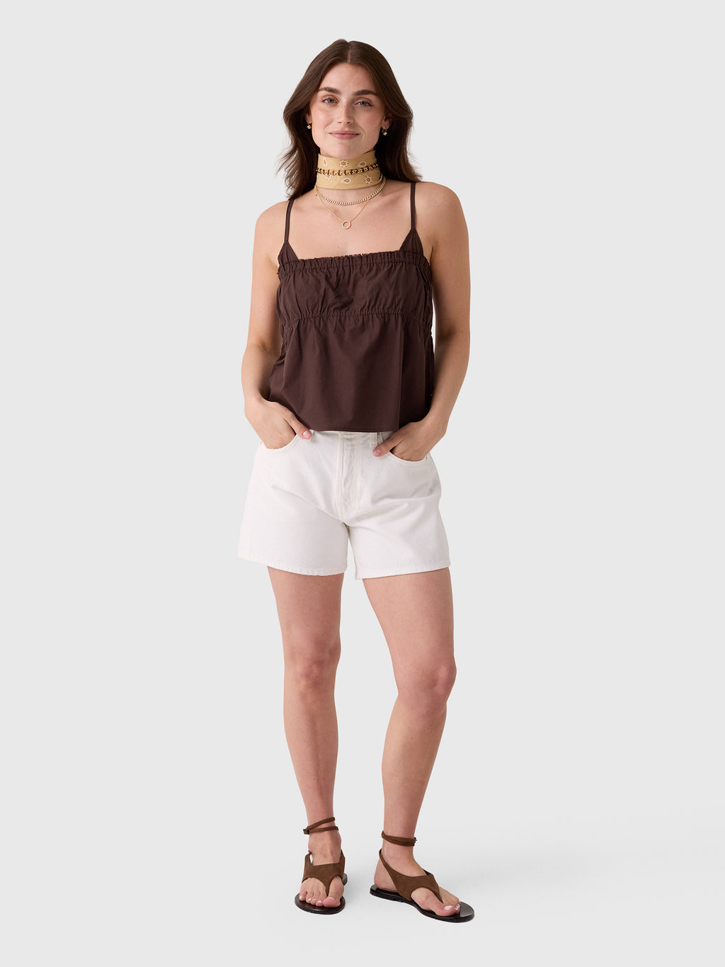 Deiji Studios Women's Tri Cami - Saint Bernard