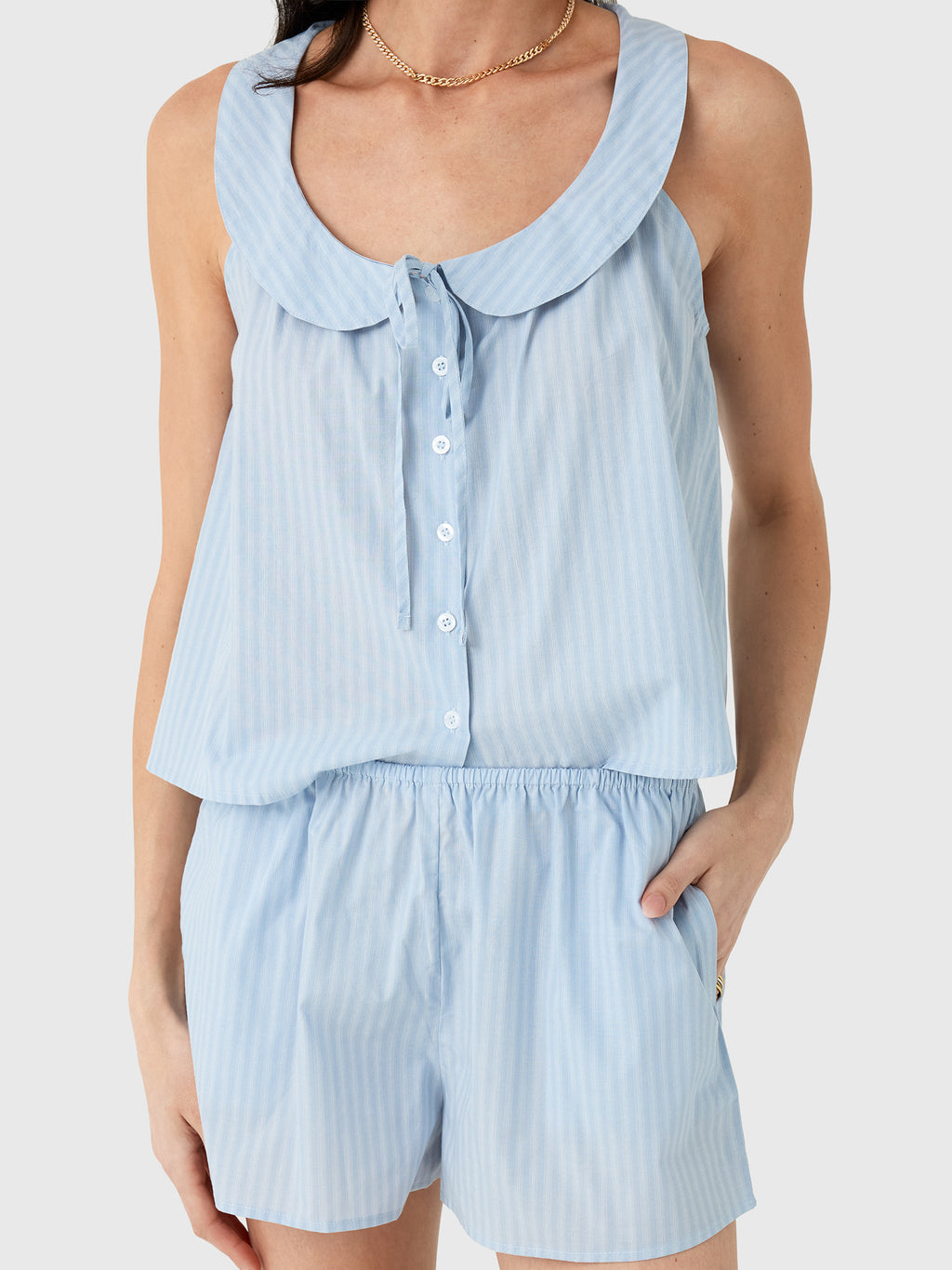 Deiji Studios Women's Round Collar Set - Saint Bernard