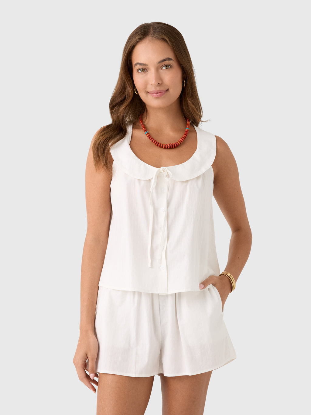 Deiji Studios Women's Round Collar Set - Saint Bernard