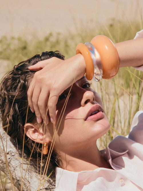 Lizzie Fortunato Small Ridge Cuff Bracelet