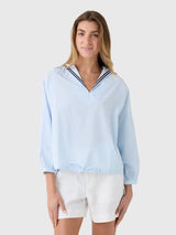 Les Vacances d'Irina Women's Madeira Blouse - Saint Bernard