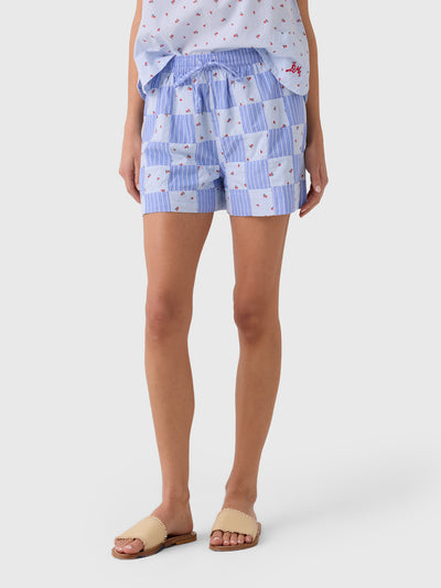 Damson Madder Women's Eluna Boxer Short - Saint Bernard