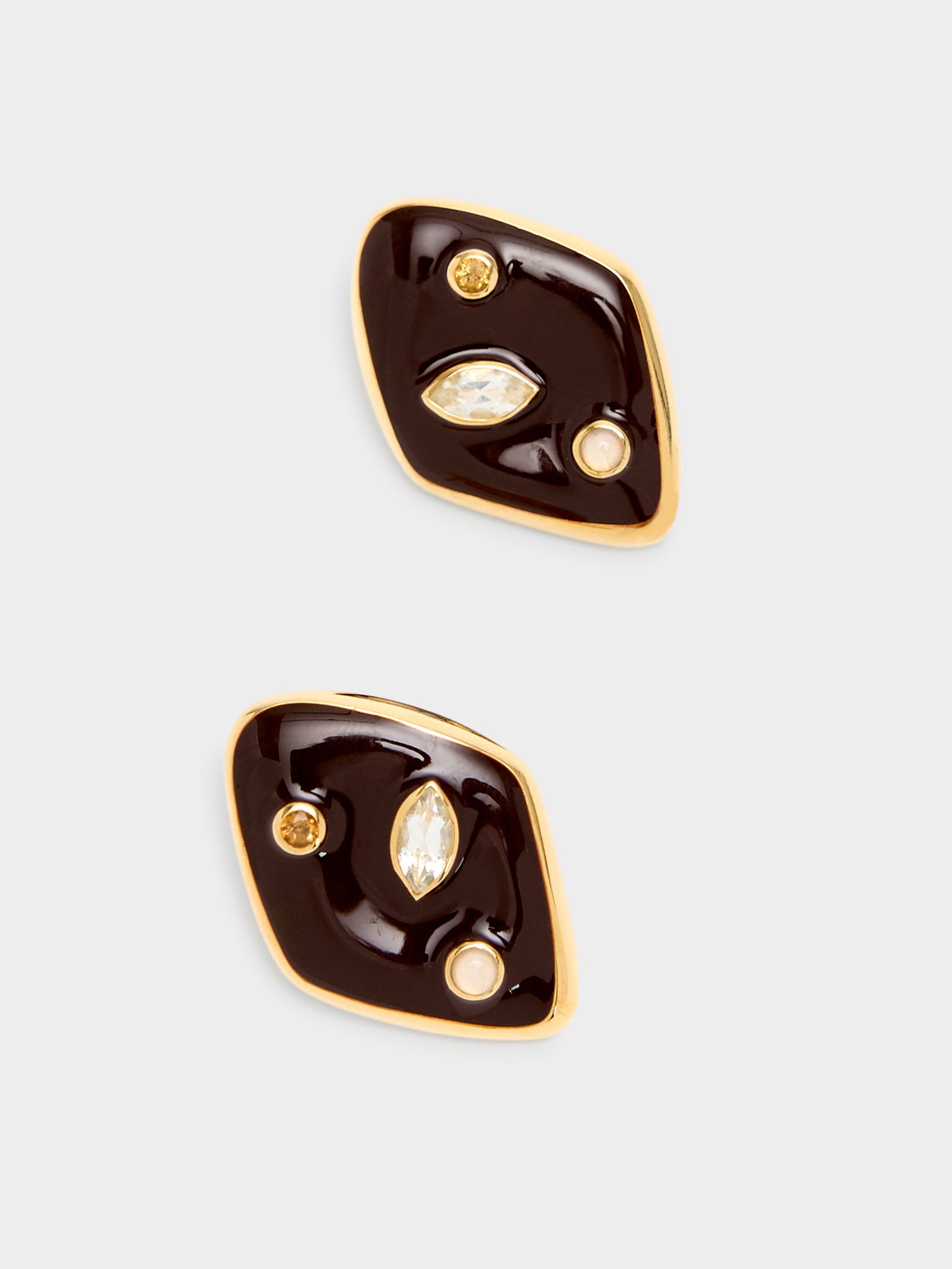 Lizzie Fortunato Nico Dot Earrings - Saint Bernard