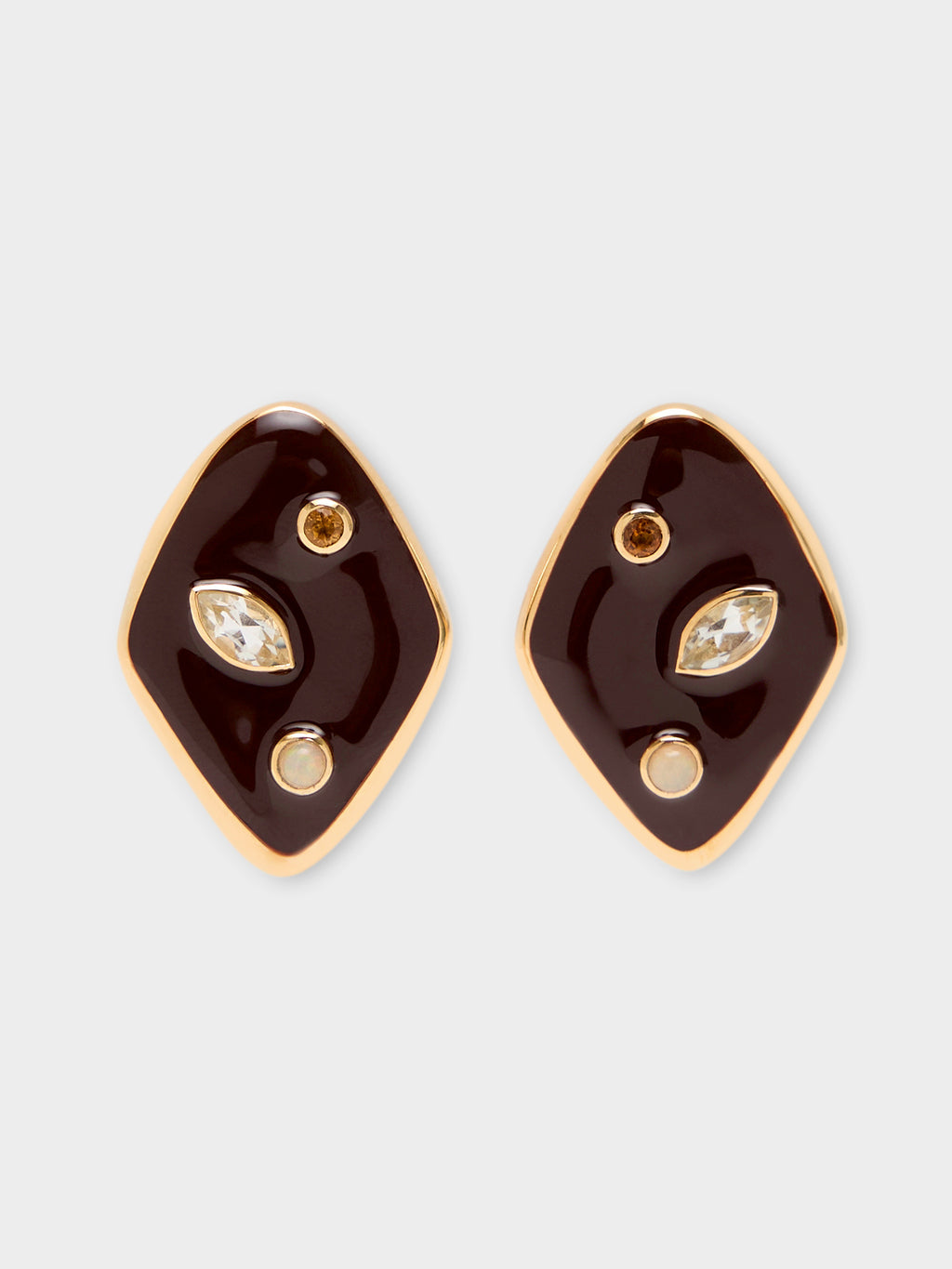 Lizzie Fortunato Nico Dot Earrings - Saint Bernard