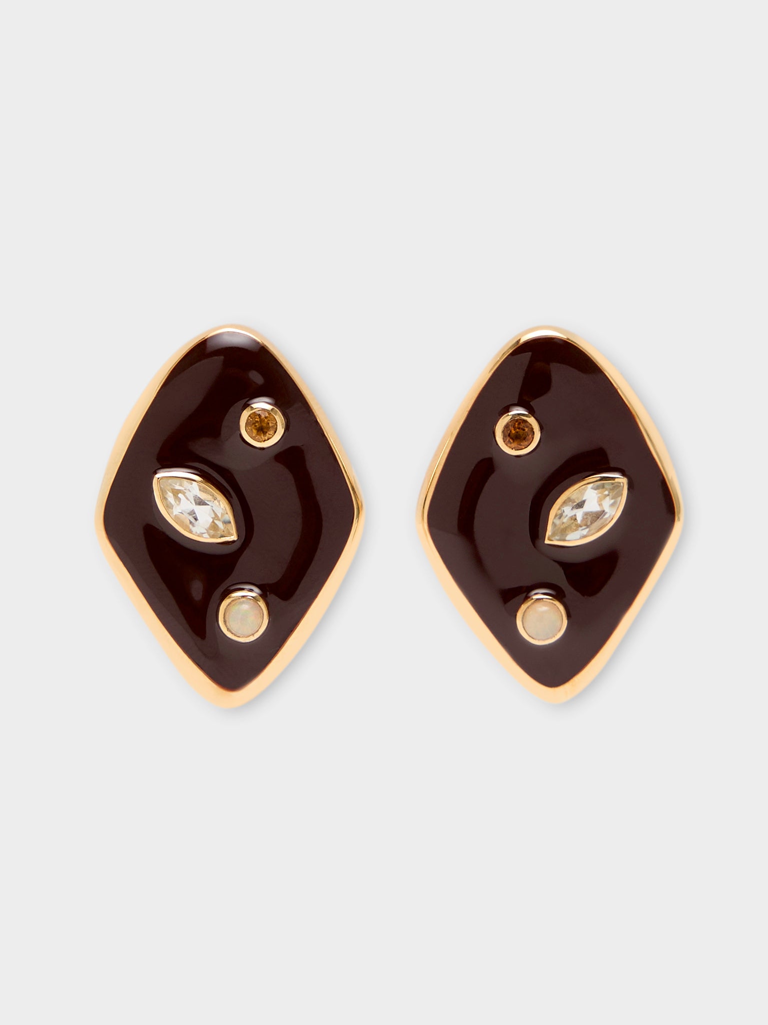 Lizzie Fortunato Nico Dot Earrings - Saint Bernard