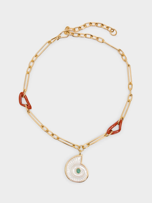 Lizzie Fortunato Sirena Shell Necklace