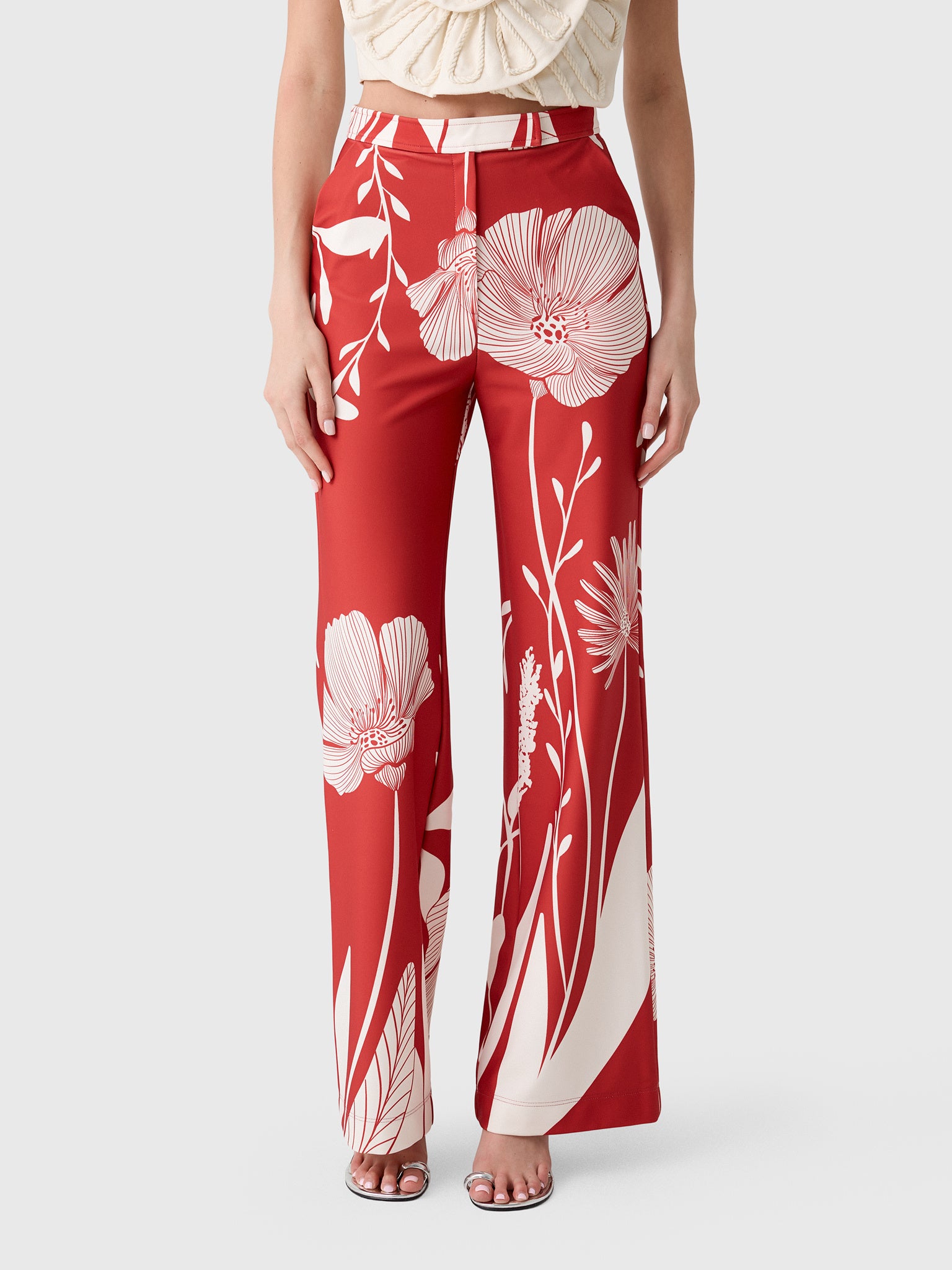 Andres Otalora Women's Ama y Haz Wide Leg Pant - Saint Bernard