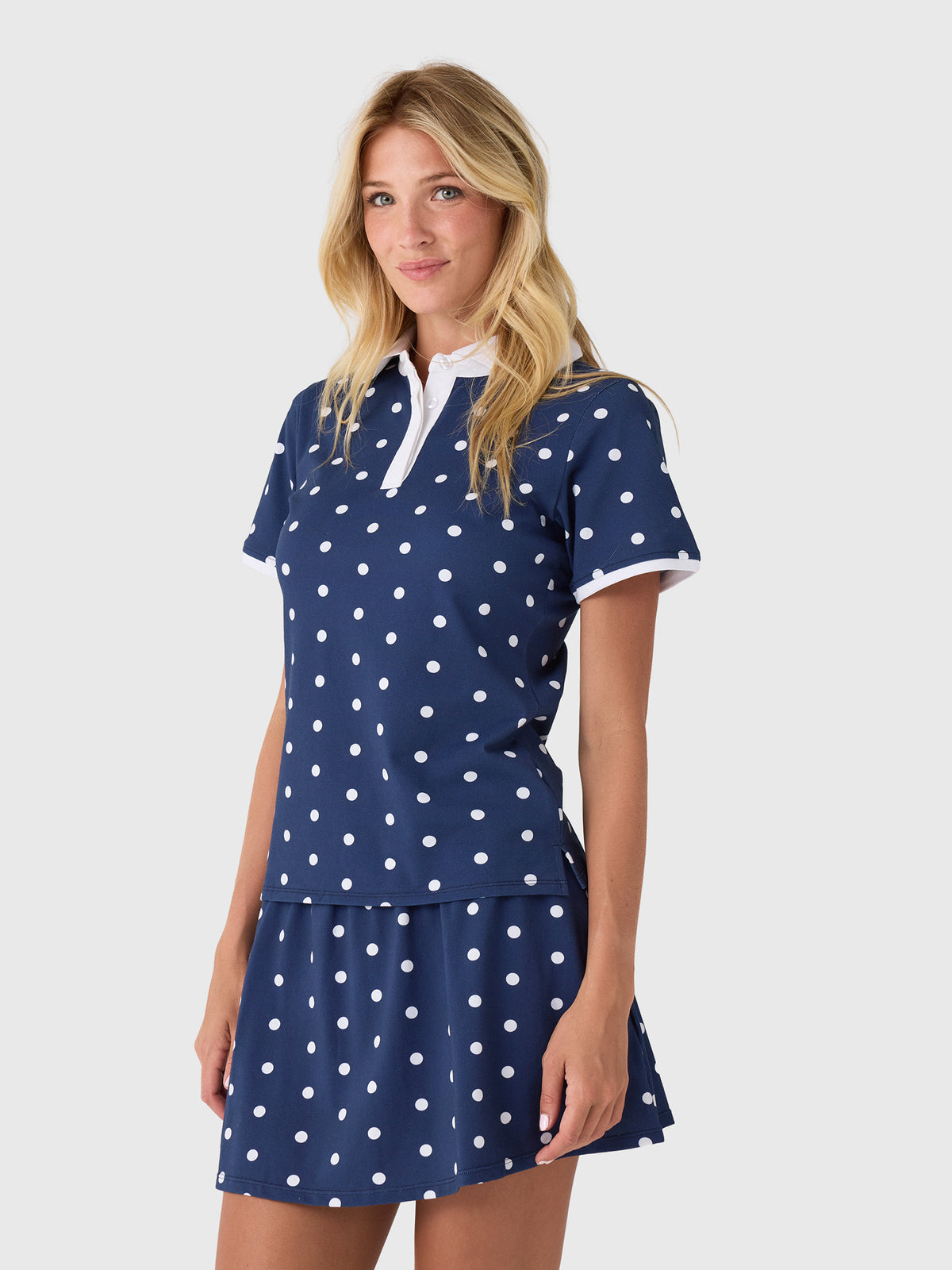 Byrdie Women's The Palmer Polo - Saint Bernard