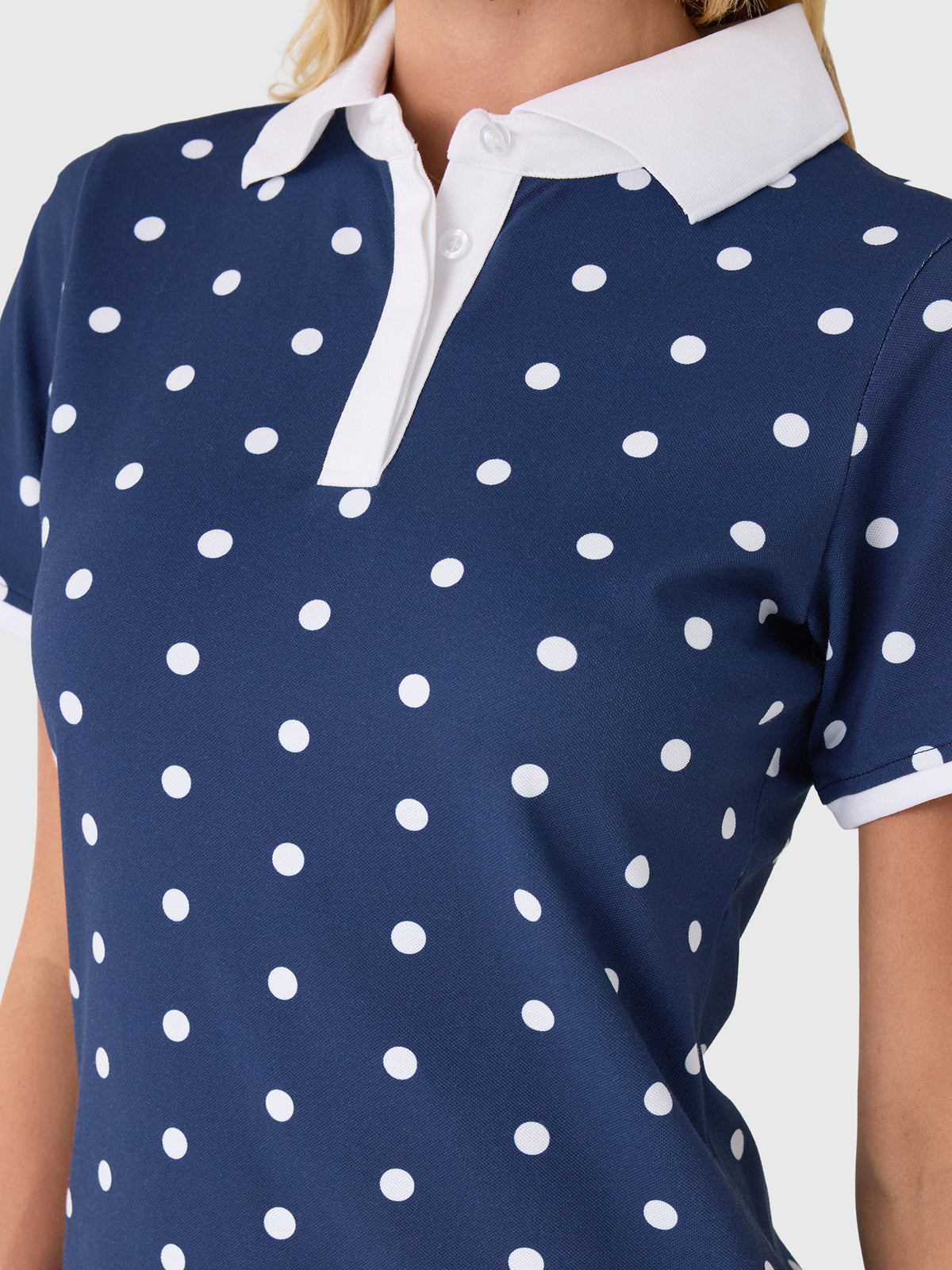 Byrdie Women's The Palmer Polo - Saint Bernard