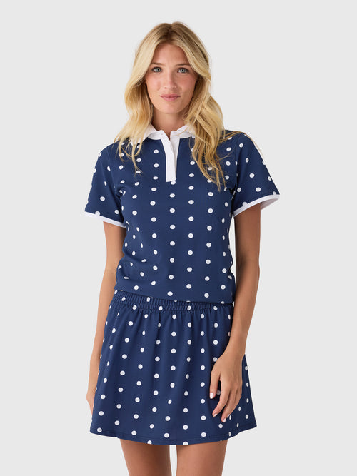 Byrdie Women's The Palmer Polo - Saint Bernard