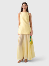 Marques Almeida Women's Double Layered Long Dress - Saint Bernard