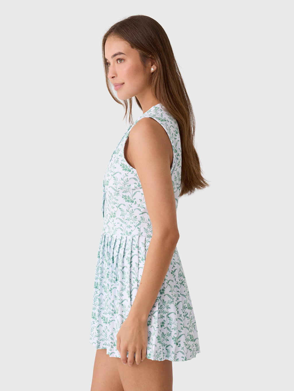 Byrdie Women's P-Town Pleated Mini Dress - Saint Bernard