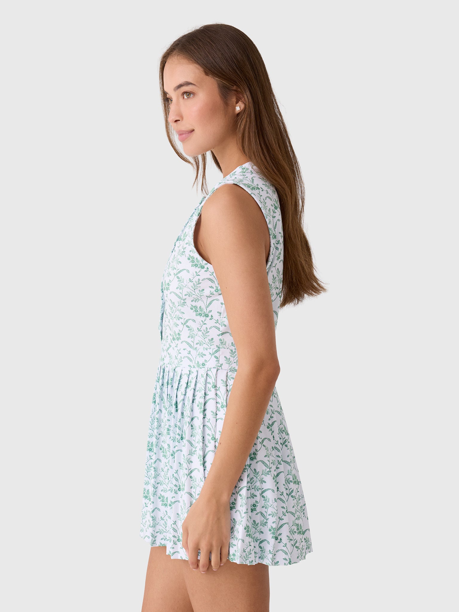 Byrdie Women's P-Town Pleated Mini Dress - Saint Bernard