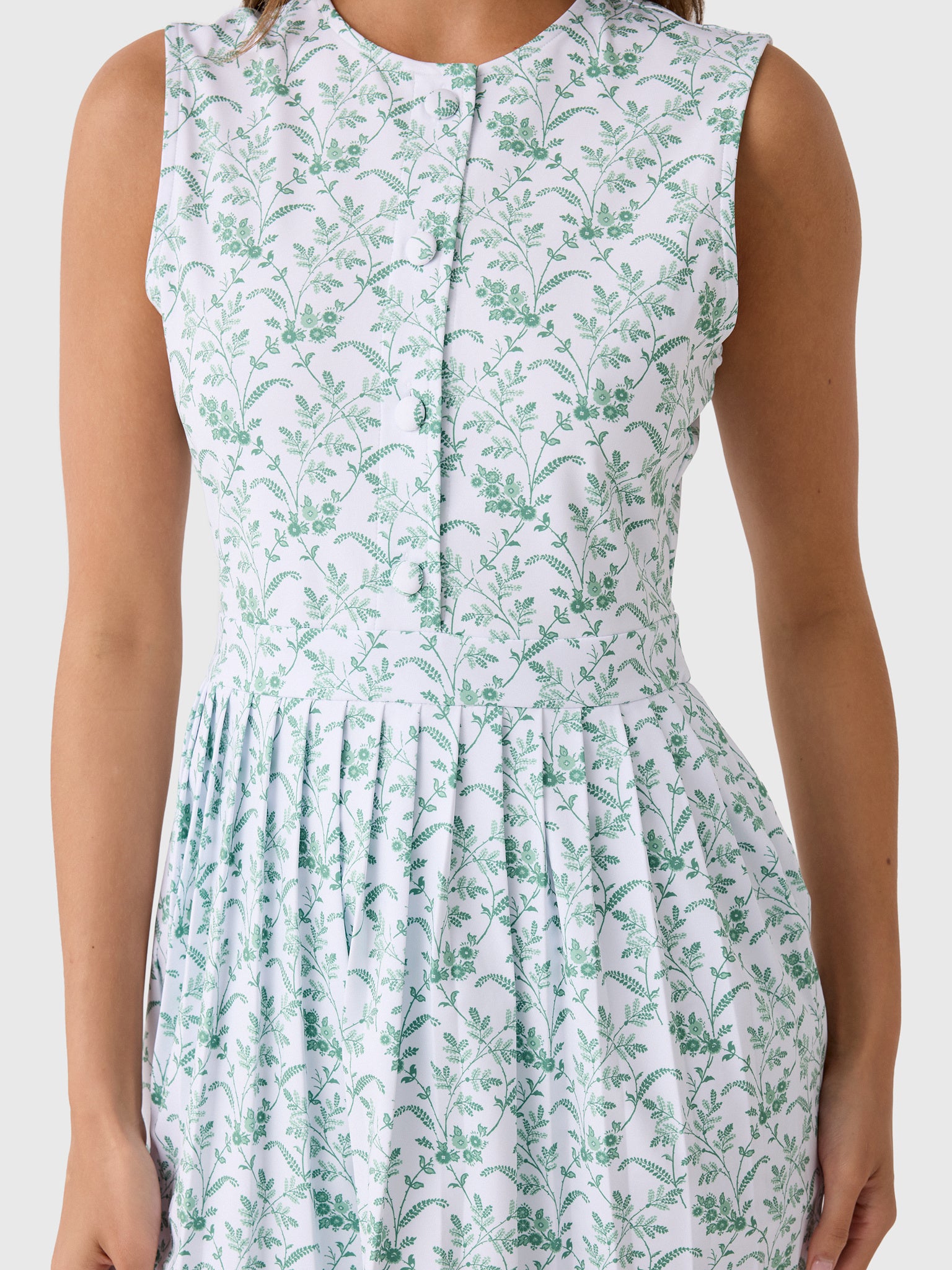 Byrdie Women's P-Town Pleated Mini Dress - Saint Bernard